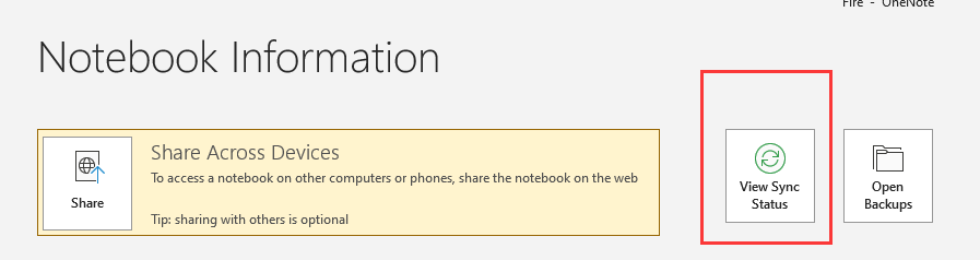 为什么 OneNote 2021 里的同步按钮是灰色的,按不了?-Office版-OneNote 中心